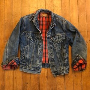 Vintage Levi’s Jean Jacket Flannel Lined